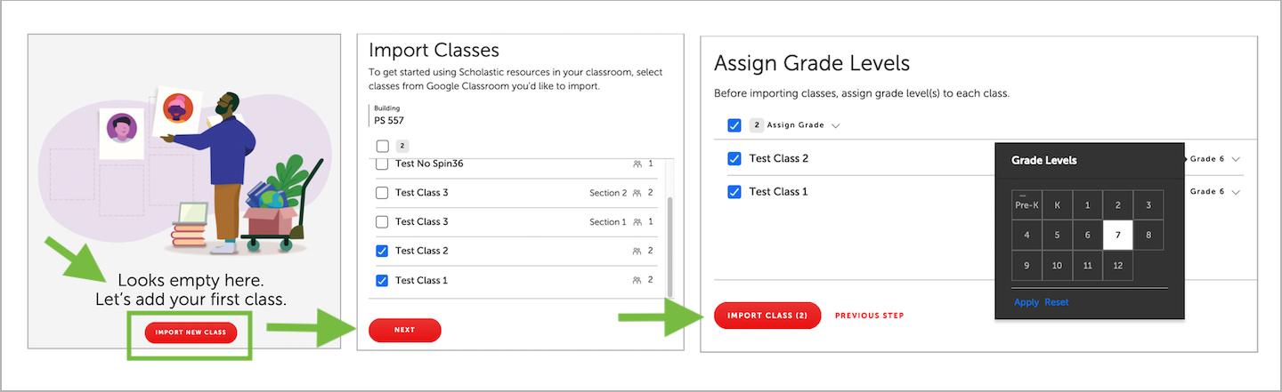 I imported my Google Classroom rosters. How do students get